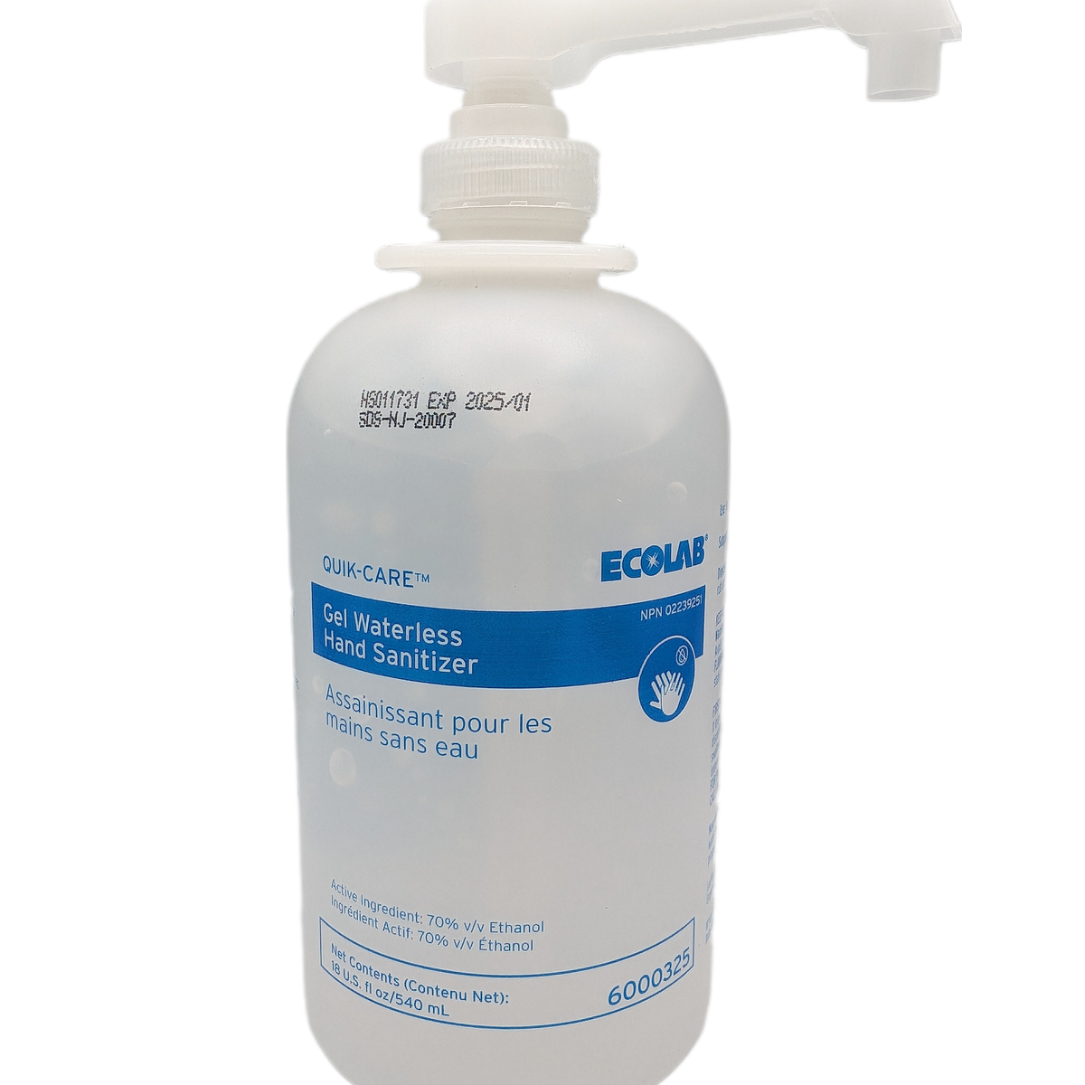 Ecolab QuikCare Hand Sanitizer 540mL