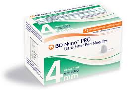 BD Nano Pro Pen Needle 32G x 4mm REF 320555