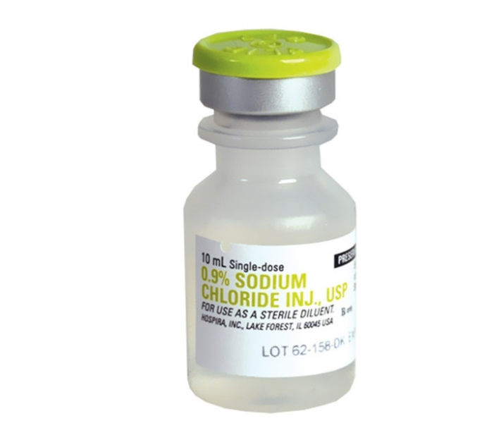 Saline 0.9 Preservative Free 10ml Vial