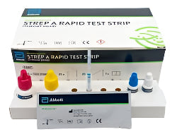 strep a rapid test strip in packaging