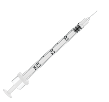0.3ml x 31G x 8mm SOL-M Cosmetic Syringe with Fixed Needle ATS002PE