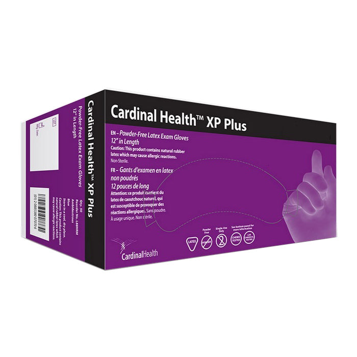 Cardinal Health XP Plus Latex Exam Gloves Box of  50