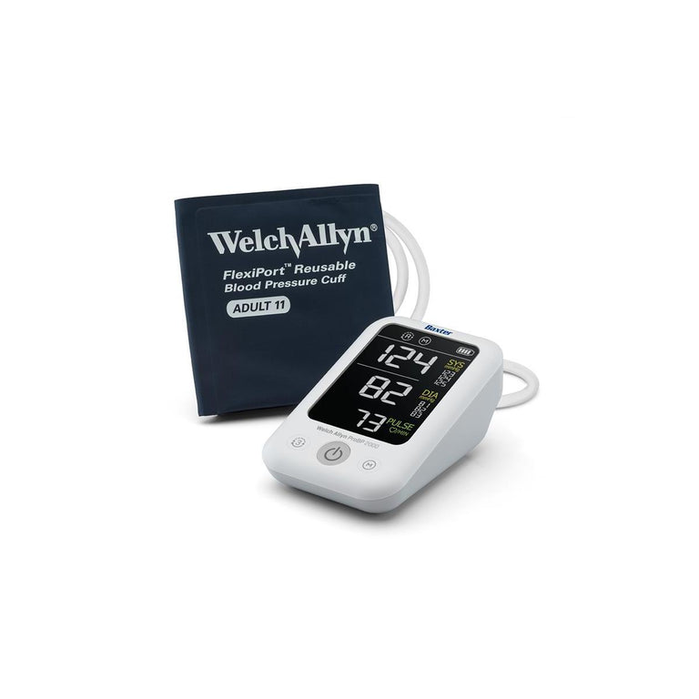 Welch Allyn ProBP 2000 blood pressure monitor with digital display on a white background