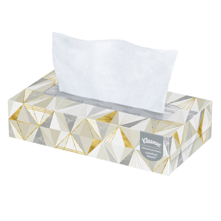 Kleenex 2-Ply Facial Tissue, 125 Sheets per Box, Case of 15 Boxes