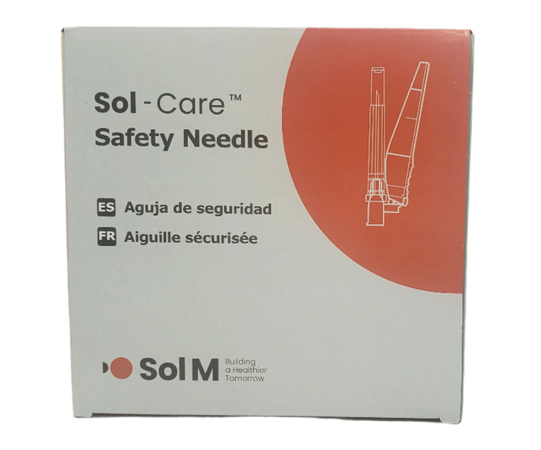 SOL-CARE Safety Needle 18G x 1 1/2