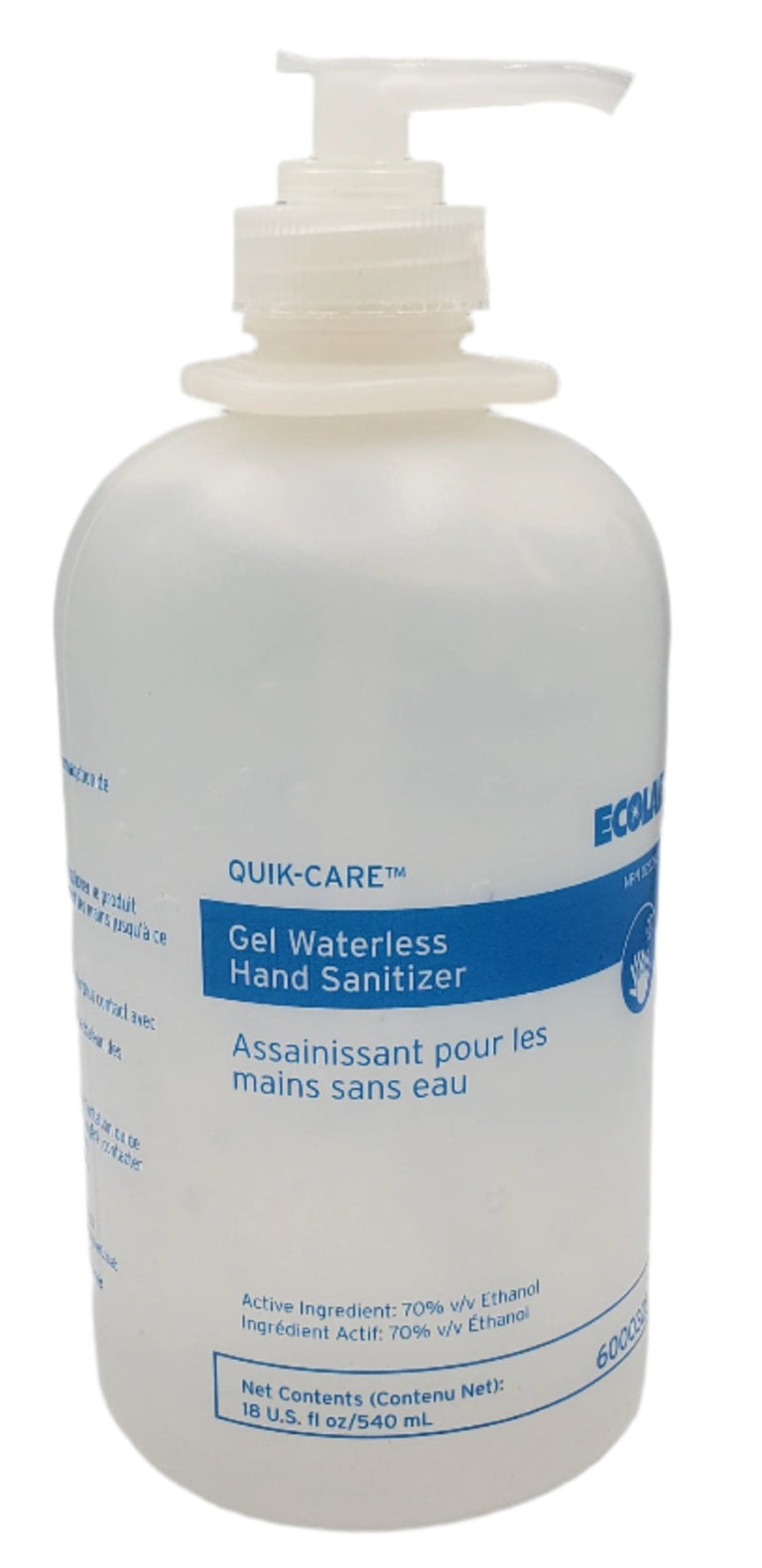 Ecolab Quik-Care Hand Sanitizer 540mL