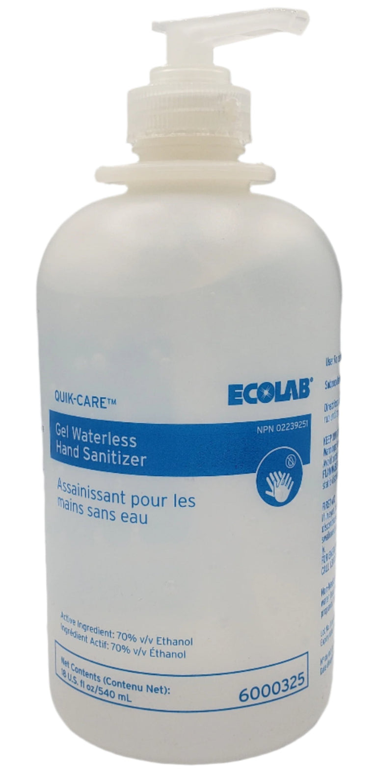 Ecolab Quik-Care Hand Sanitizer 540mL