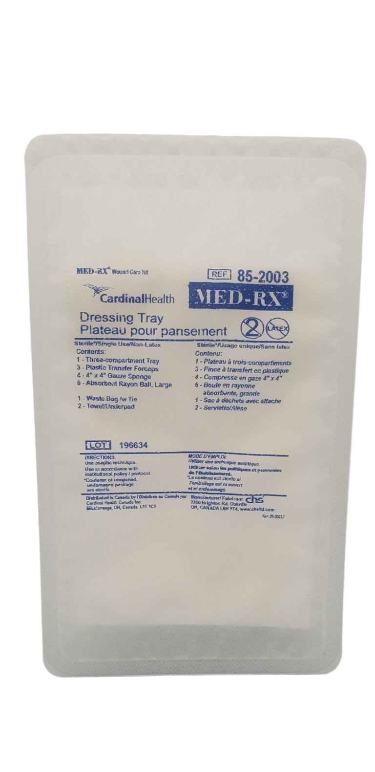 MED-RX Dressing Tray 85-2003