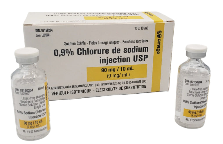 Saline 0.9% Preservative Free 10ml Vial