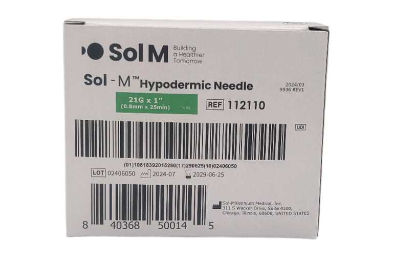 SOL-M Hypodermic Needle 21G*1