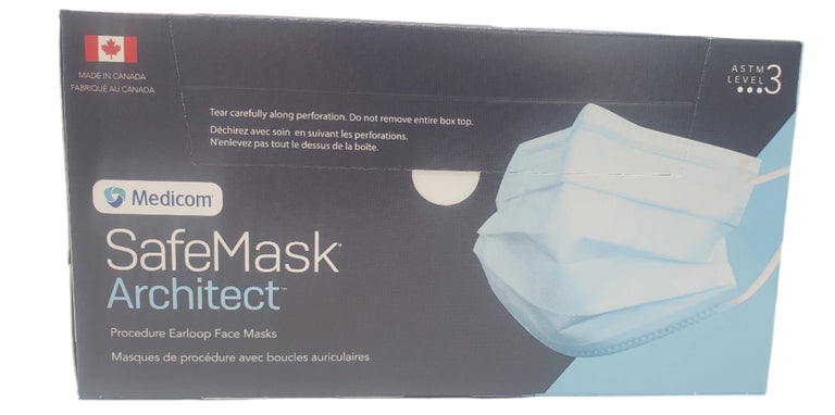 Medicom SafeMask Architect Level 3 Mask Blue-Made in Canada