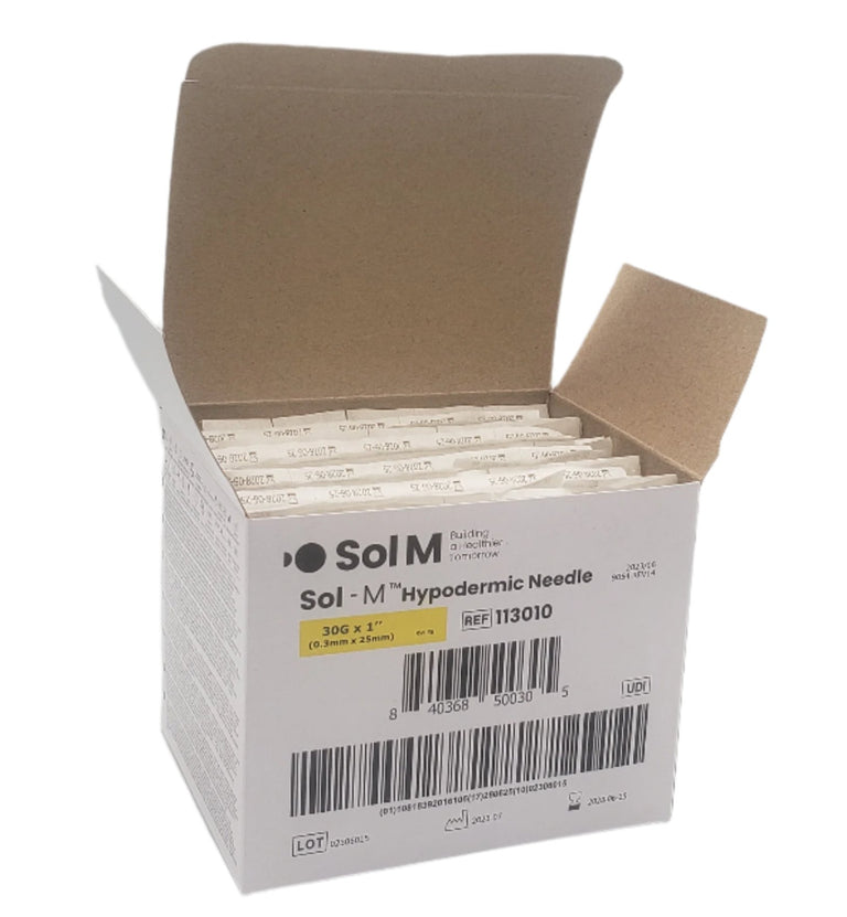 SOL-M Hypodermic Needle 30G x 1