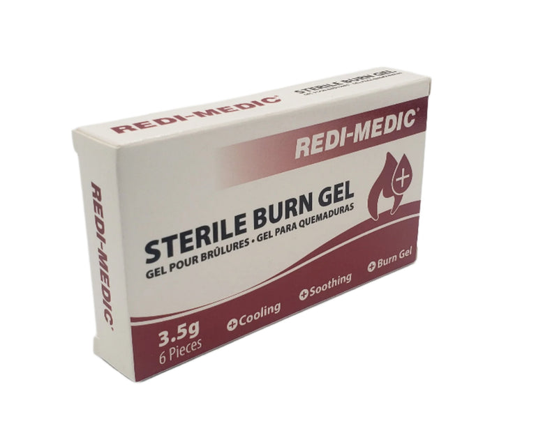 Redi-Medic Sterile Burn Gel 3.5g Box of 6