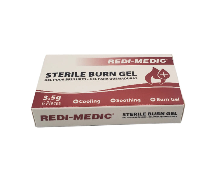 Redi-Medic Sterile Burn Gel 3.5g Box of 6