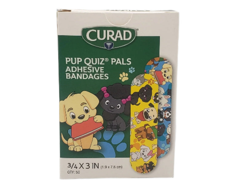 Curad Kids Plastic Adhesive Bandage 50 Bandages / Box