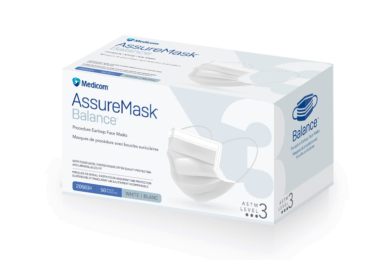 Medicom AssureMask Balance Level 3 Mask White