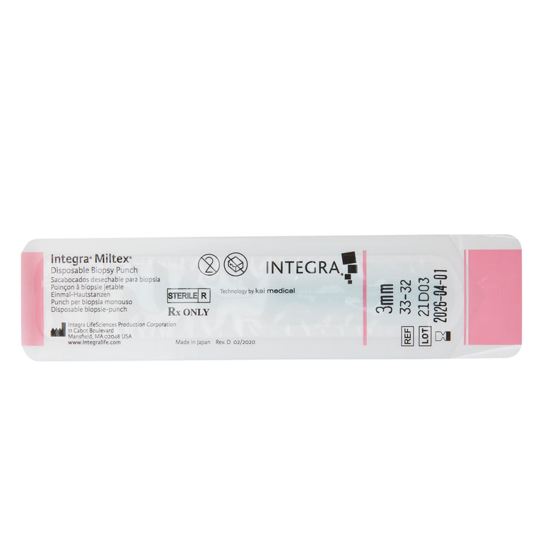 Integra Miltex Disposable Sterile Biopsy Punch 3mm