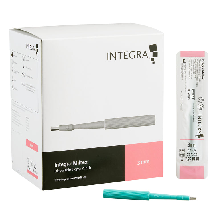 Integra Miltex Disposable Sterile Biopsy Punch 3mm