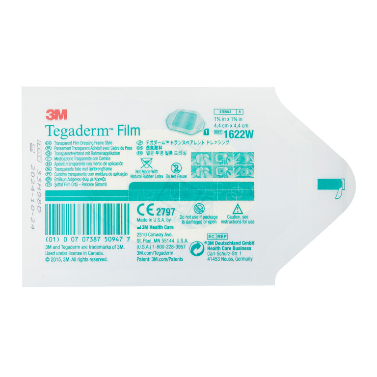 Tegaderm 1622W Transparent Film Dressing Frame Style