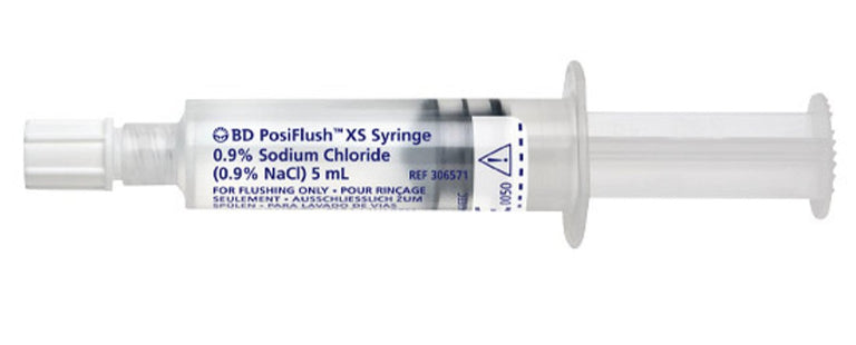 5ml BD PosiFlush™ XS Saline Filled Flush Syringe