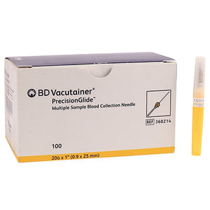 BD 360214 Vacutainer Multi-Sample Blood Collection Needle, 20G x 1