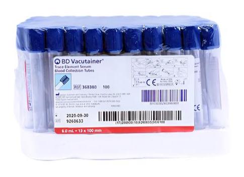 BD 368380 Vacutainer Specialty Plus Collection Tube, 6ml