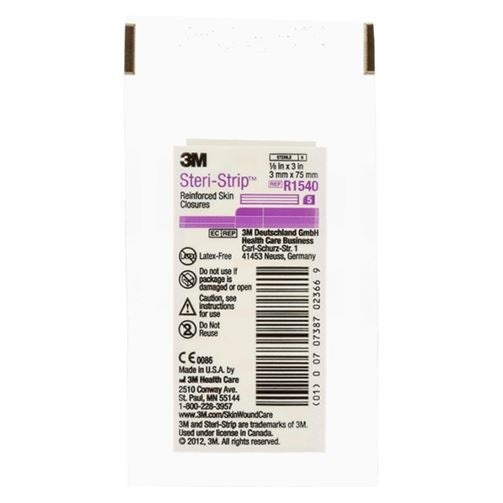 3M Steri-Strip Adhesive Reinforced Skin Closures 3mm x 75mm