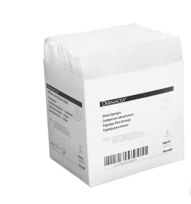 3" x 3" Dermacea Gauze Sponge Non Woven 4 Ply Sterile