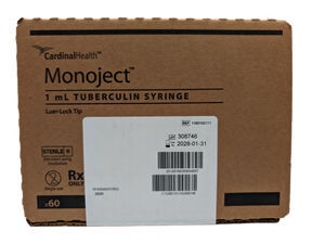 1ml Sterile Monoject Syringe Luer Lok