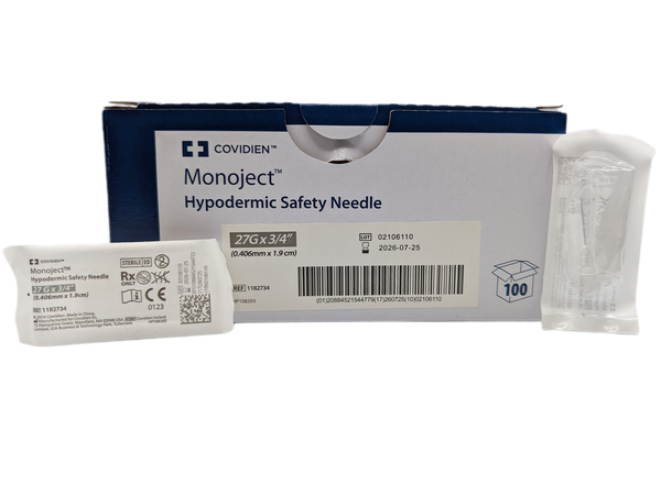 BREATH×Needles Dental Needles, 27G x 30mm (1 1/5