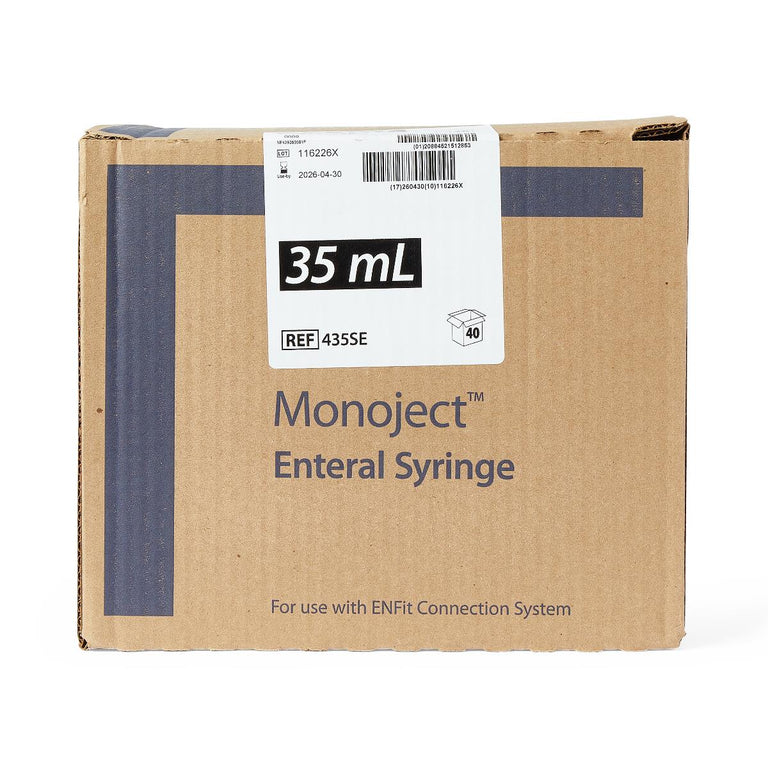 Monoject™ Enteral Syringe 435SE | 35mL ENFit™ | Sterile | Box of 40