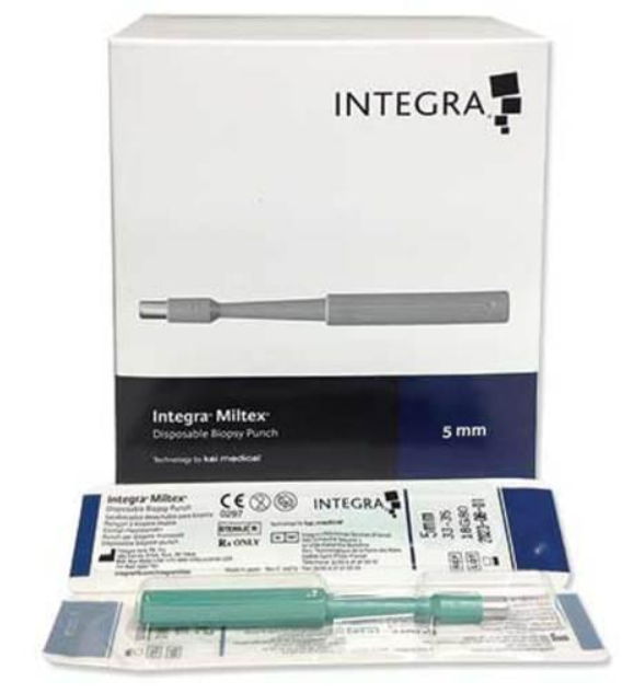 Integra Miltex Disposable Sterile Biopsy Punch 5mm