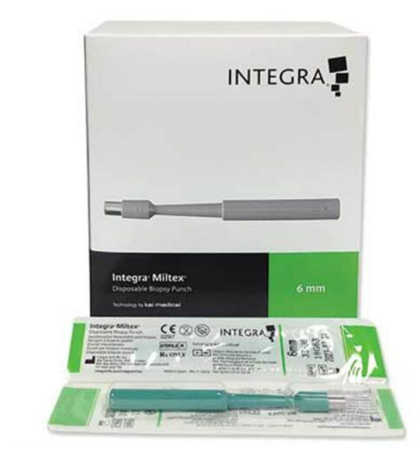 Integra Miltex Disposable Sterile Biopsy Punch 6mm