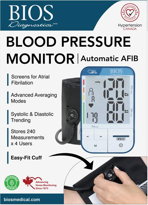 Blood Pressure Monitor - Automatic AFIB
