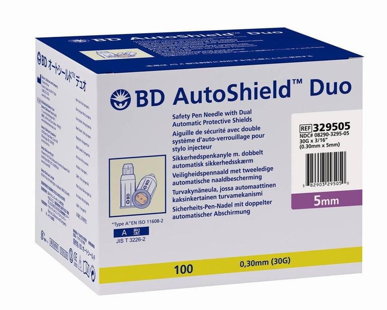 AutoShield Duo Safety Pen Needle 30G x 5mm REF 329505