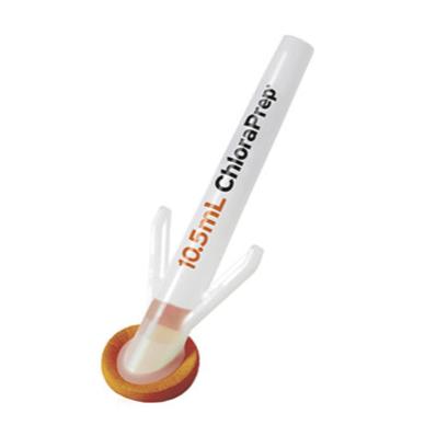BD ChloraPrep® Applicator, Hi-Lite Orange® Tint, 10.5ml