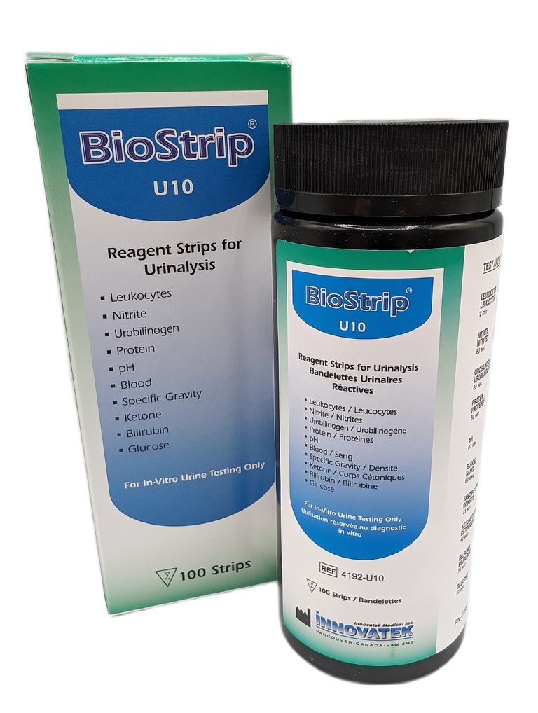 BioStrip Urinalysis 10 Parameter Test Strips