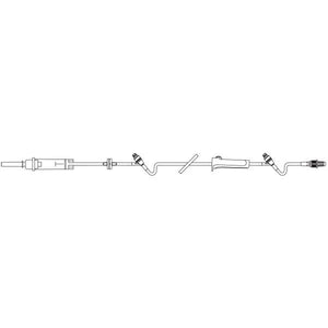 Baxter JC8519 Clearlink CONTINU-FLO Solution Set, 2 Luer Activated Valves, 10 Drops/mL 104