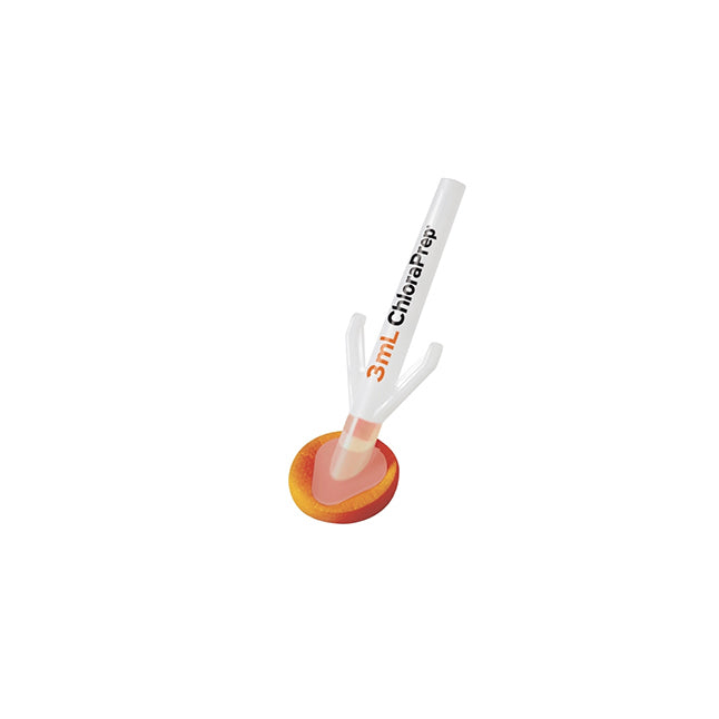 BD ChloraPrep® Applicator, Hi-Lite Orange® Tint, 3ml