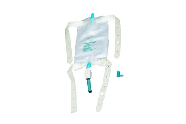 DISPOZ-a-BAG® Leg Bag, with Anti-Reflux and FLIP-FLO™ Valve, Large, 946ml