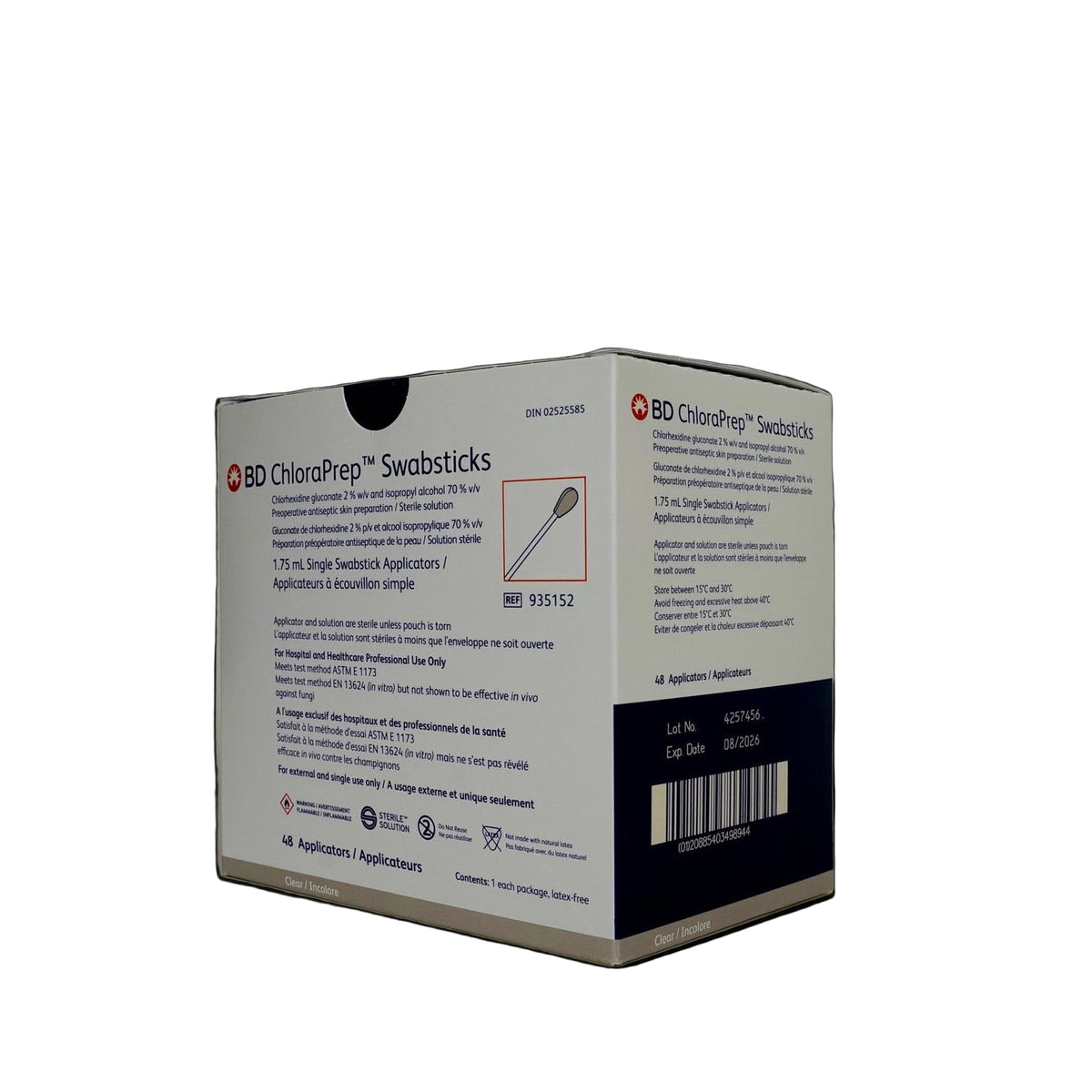 BD 935152 ChloraPrep® Swabstick with Sterile Solution, 1.75ml