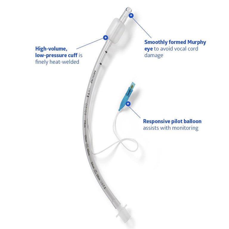 DYND43090 Cuffed Oral/Nasal Endotracheal Tube with Murphy Eye, 9.0 mm