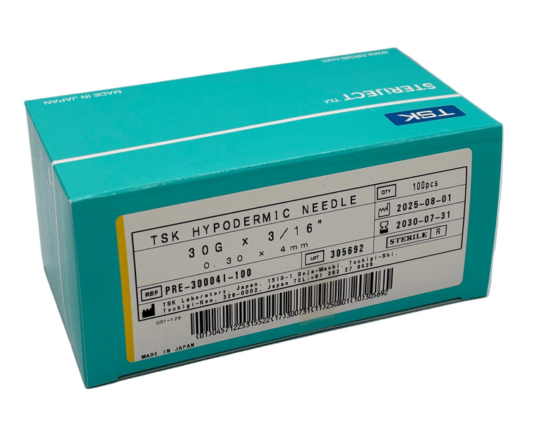 TSK STERiJECT PRE Needle 30G × 4 mm (3/16