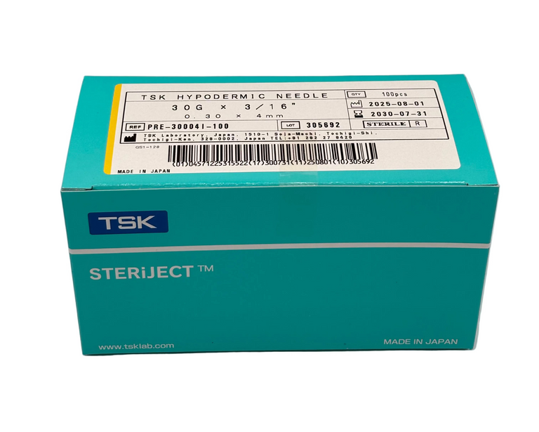 TSK STERiJECT PRE Needle 30G × 4 mm (3/16