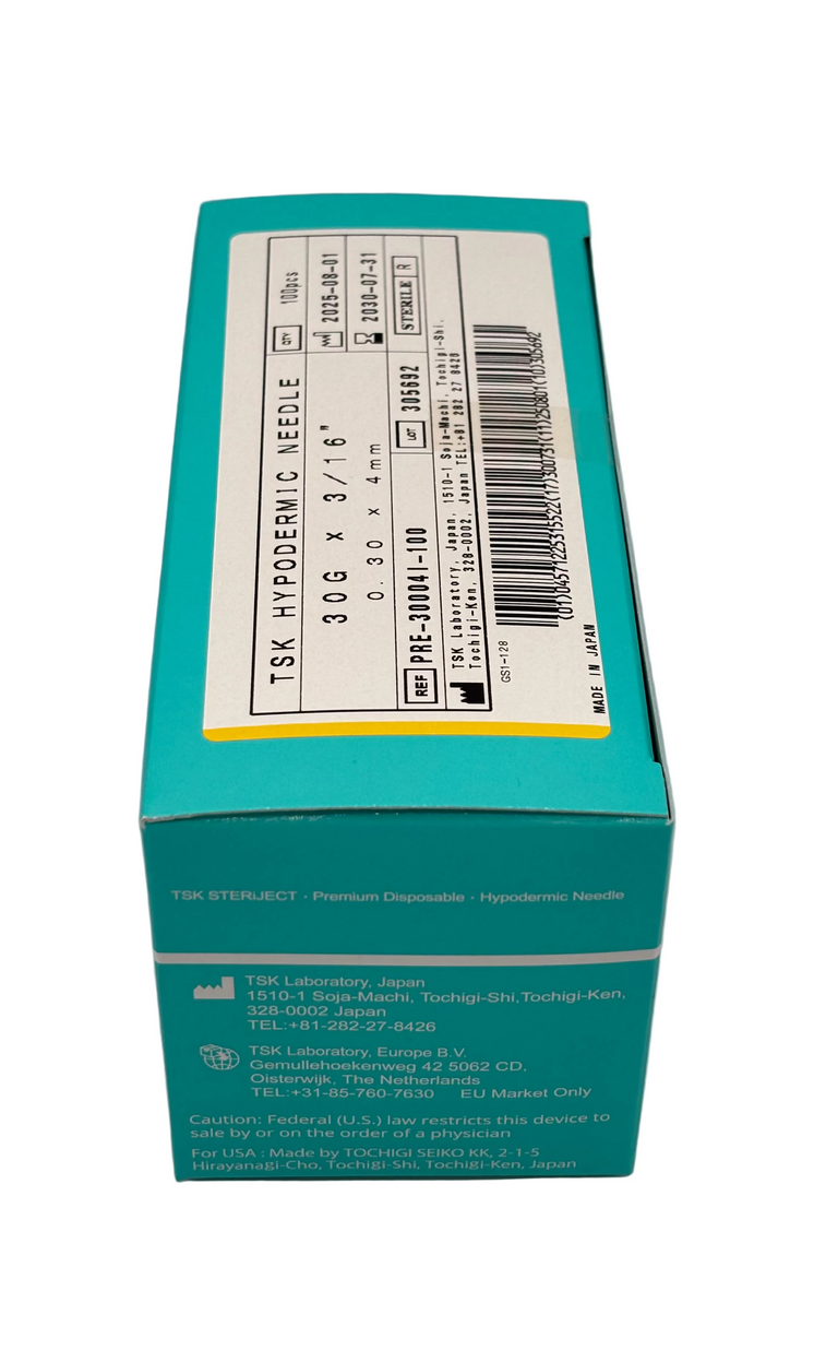 TSK STERiJECT PRE Needle 30G × 4 mm (3/16