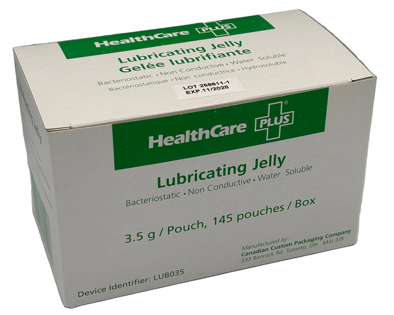 Health Care Plus Water Soluble Lubricating Jelly, 3.5g