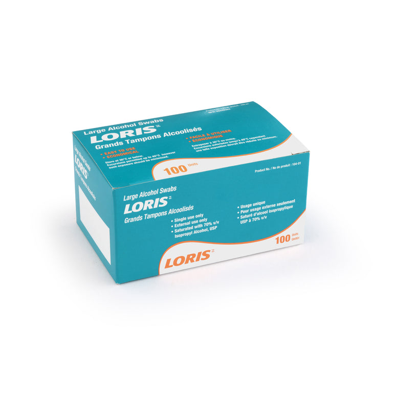 LORIS Alcohol Prep Pad Large