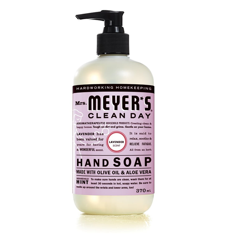 Mrs. Meyers Hand Soap, Lavender, 370ml Case of 6