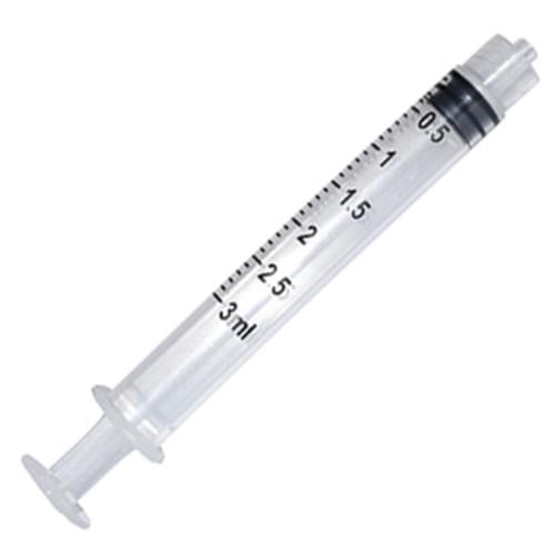 SOL-M 3ml Luer Lock Syringe Sterile Convenience Tray