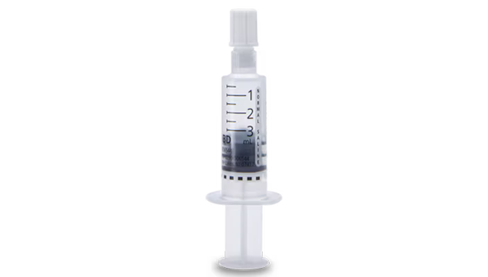 3ml BD PosiFlush Normal Saline Syringe